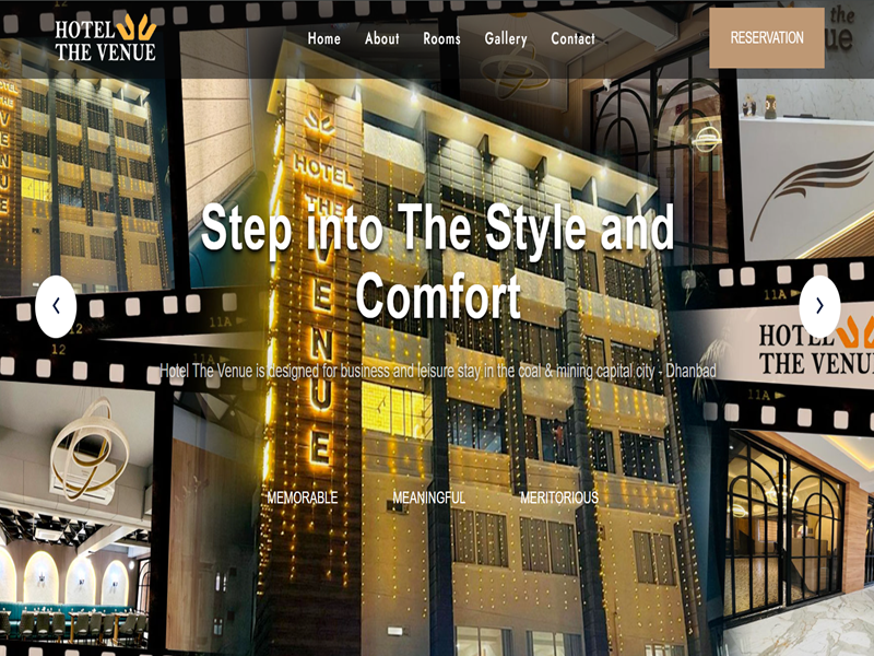 Hotel Venue Website